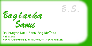 boglarka samu business card